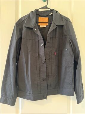 Levi's Black Cotton Work Jacket